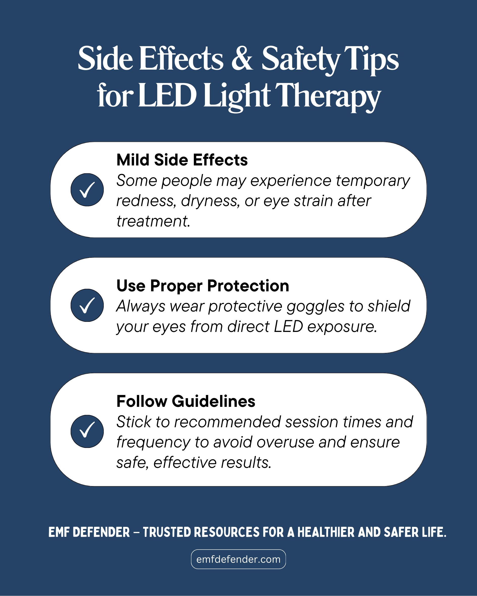 Side Effects & Safety Tips for LED Light Therapy